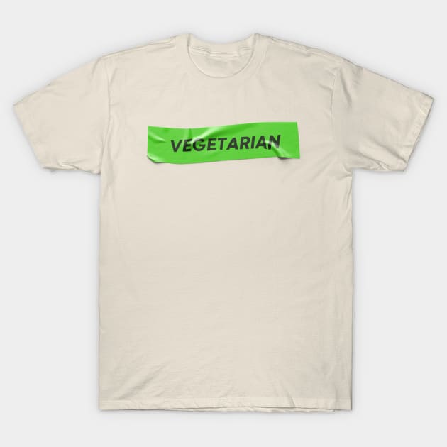 vegetarian T-Shirt by DeekayGrafx